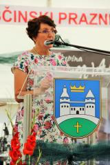 Slavnostna govornica županja Cvetka Ficko -  v slogi je moč in upam, da tudi v prihodnje.